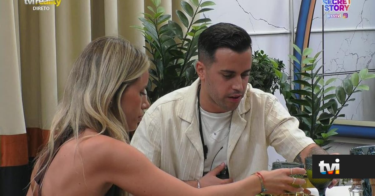 Pedro e Ana começam almoço a sós com brinde especial: «Vamo-nos aproximar mais» - Secret Story