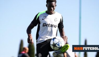Sporting: seis ausências, duas dúvidas e três jovens no treino