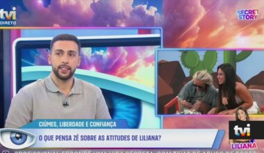 «Acho que este é o limite»: Zé reage sem tabus às imagens da noiva Liliana com Fábio - Secret Story