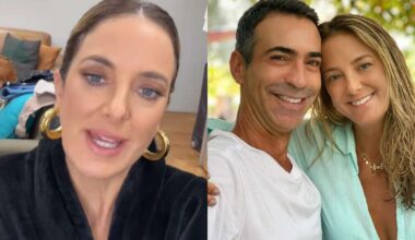Mudança de César Tralli para o RJ pode separar a família de Ticiane Pinheiro