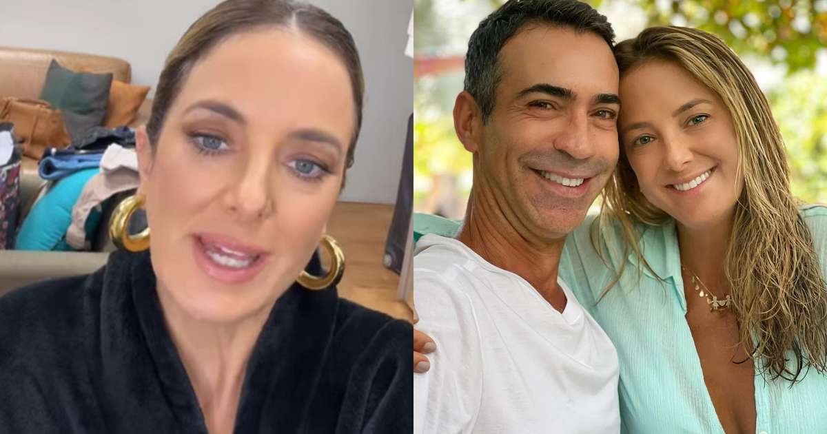 Mudança de César Tralli para o RJ pode separar a família de Ticiane Pinheiro