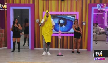 Concorrente com bananofobia testado ao limite: banana gigante invade a casa - Secret Story