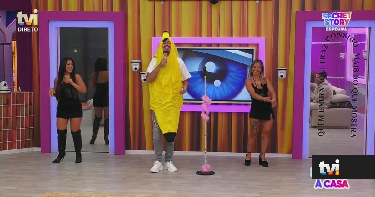 Concorrente com bananofobia testado ao limite: banana gigante invade a casa - Secret Story