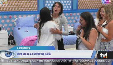 Surpresa! Vera regressa à casa e os concorrentes ficam em êxtase: Veja todas as reações - Secret Story