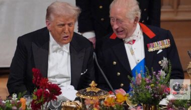 "Em duas guerras mundiais, lutámos juntos para derrotar as forças da tirania". Como o rei Carlos III tentou colocar Trump do lado da Ucrânia