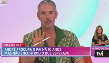 Convidado famoso não aparece no «Dois às 10»: «Ou aconteceu uma tragédia e eu não sei» - TVI