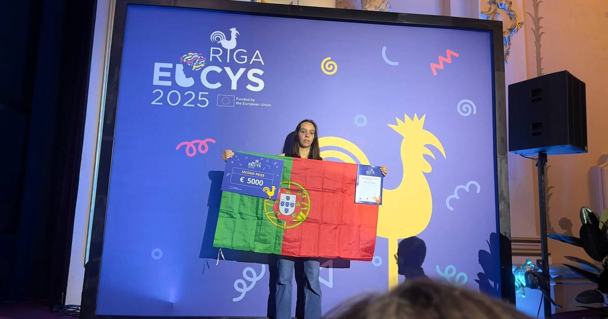 Portuguesa vence prata em Concurso Europeu para Jovens Cientistas