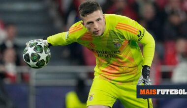 Benfica: Trubin aponta a um «reset» com a chegada de Mourinho