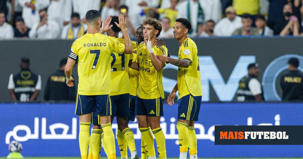 Arábia Saudita: Al Nassr goleia com bis de Ronaldo e Félix