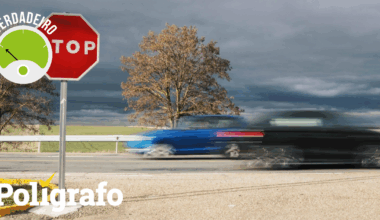 Não parar totalmente o veículo num sinal de “STOP” pode resultar em multa de 600 euros? – Polígrafo