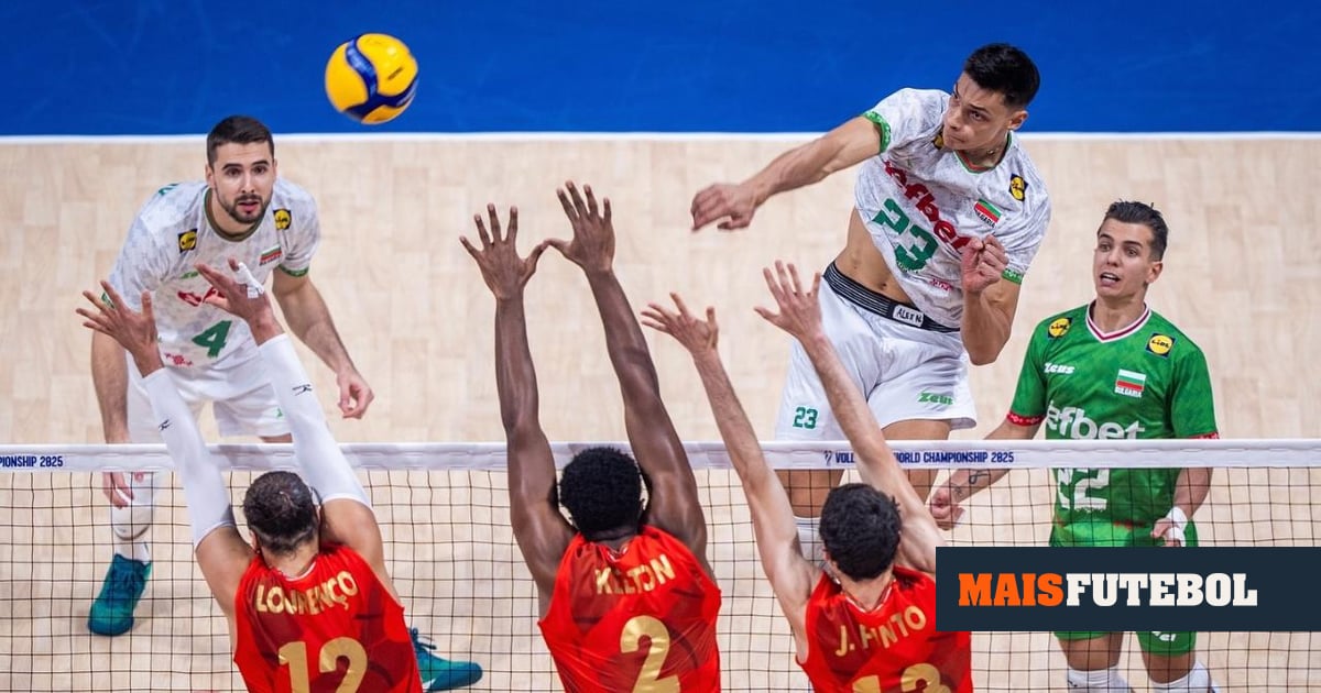 Portugal perde com a Bulgária e está fora do Mundial de voleibol
