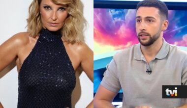Zé, noivo de Liliana, reage às imagens com Fábio e toma atitude. Esta foi a reação de Cristina Ferreira - Dois às 10