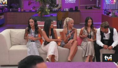 Aproximação entre Fábio e Liliana alvo de críticas! Veja as imagens dos intervalos da gala - Secret Story