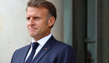 Momento caricato: Macron barrado em Nova Iorque para deixar Trump passar