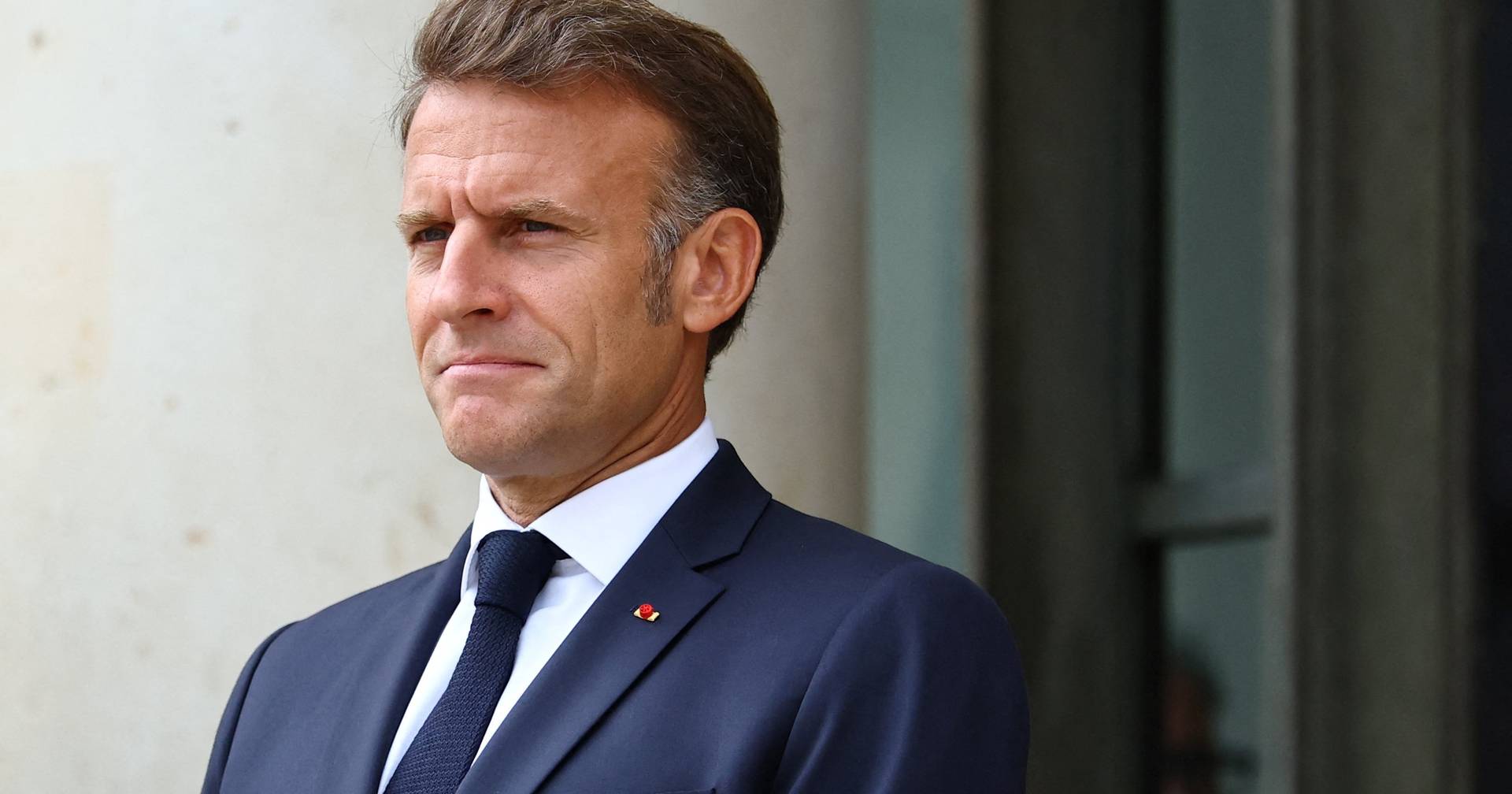 Momento caricato: Macron barrado em Nova Iorque para deixar Trump passar