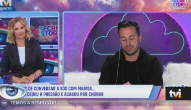 Pedro Jorge 'desabafa' com Cristina sobre Marisa: «Se estivesse no lugar da Marisa e a visse fazer uma mensagem, como ficaria?» - Secret Story