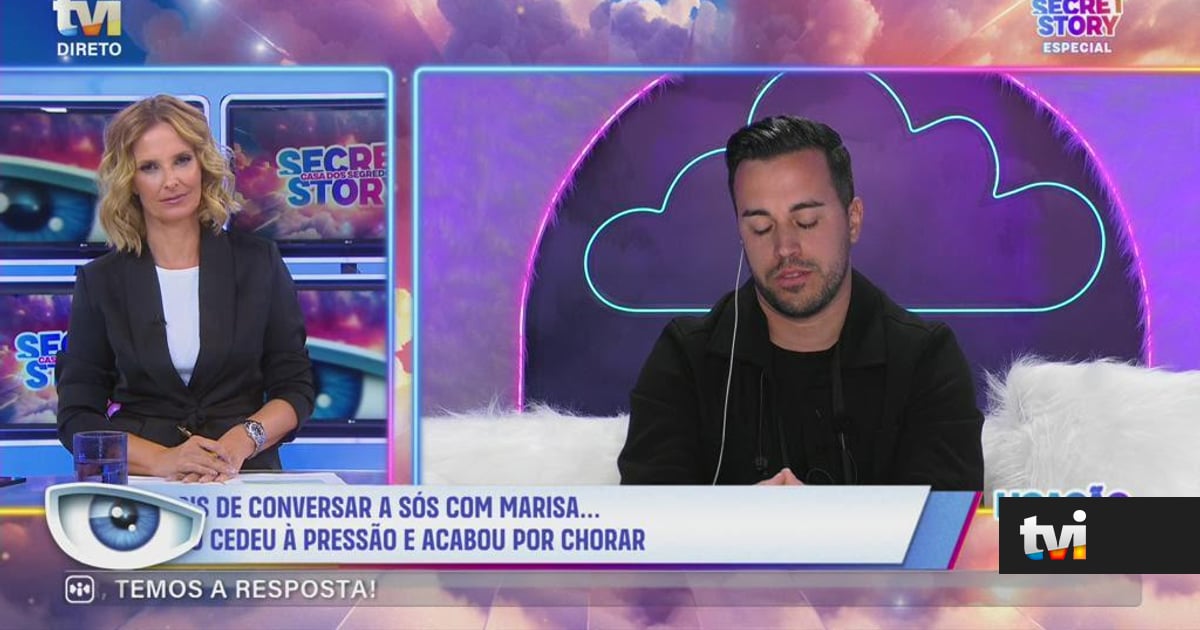Pedro Jorge 'desabafa' com Cristina sobre Marisa: «Se estivesse no lugar da Marisa e a visse fazer uma mensagem, como ficaria?» - Secret Story