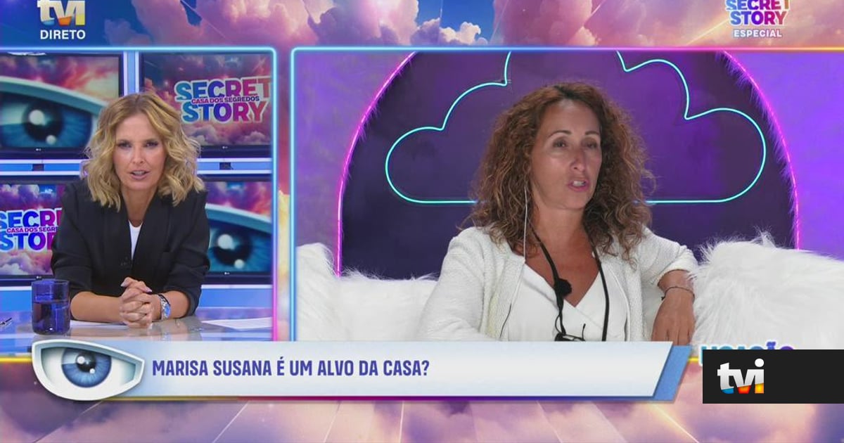 Cristina fala com Marisa Susana e a concorrente mostra-se segura das suas atitudes - Secret Story