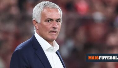 Portámo-nos bem: Mourinho volta a abrir treino do Benfica