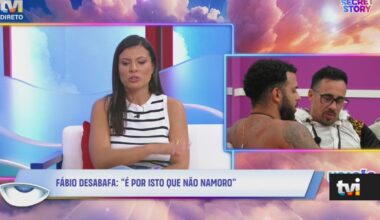 Marcia Soares surpreende ao apoiar Fábio e Liliana: «Eu gostava mesmo que eles ficassem juntos» - Secret Story