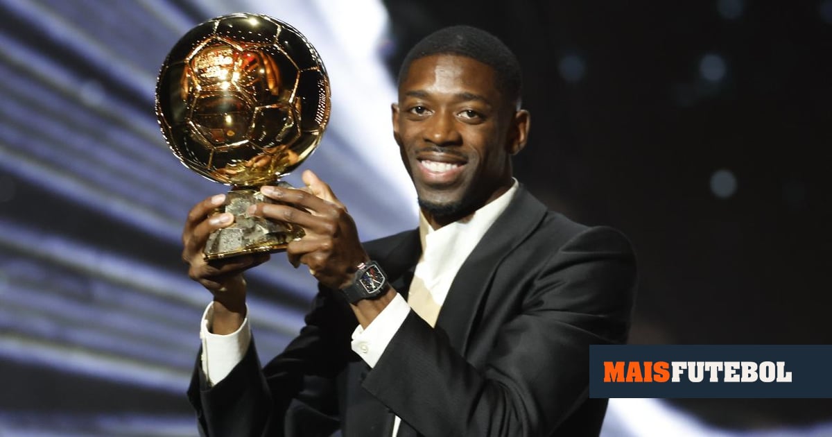 Dembélé bem à frente de Yamal e Vitinha: a pontuação da Bola de Ouro