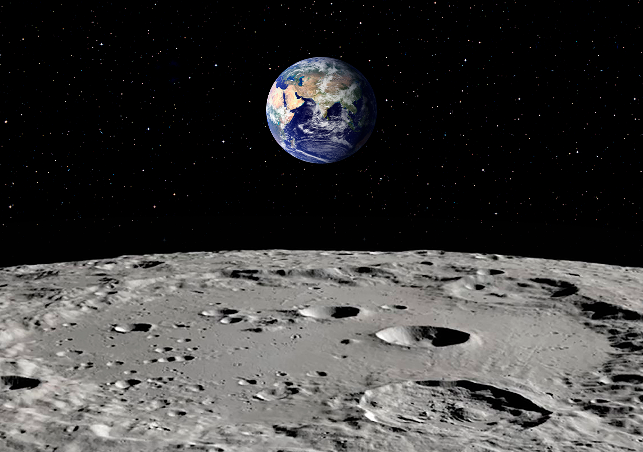 Os astrónomos chineses descobrem que a Lua está a enferrujar devido ao vento que sopra da Terra