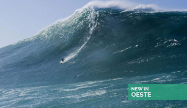 Fotografia impressionante das ondas gigantes da Nazaré vale prémio em concurso internacional — New in Oeste
