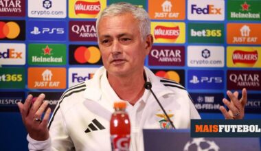 Mourinho explica treino aberto: «Coloquei aí umas câmaras há uns anos»