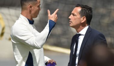 Seleção: Ronaldo e Proença em conversa acesa (fotos)