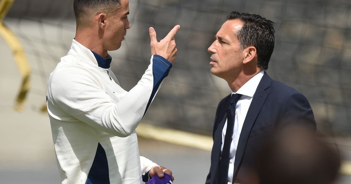 Seleção: Ronaldo e Proença em conversa acesa (fotos)