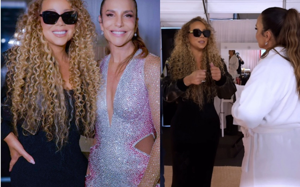 Vídeo! Ivete Sangalo mostra encontro com Mariah Carey: 'Minha melhor amiga' | Celebridades