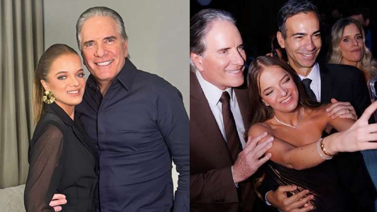 Roberto Justus, Rafaella Justus e César Tralli