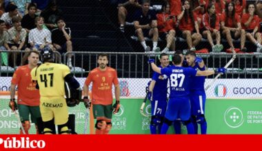 Portugal perde com Itália na estreia no Europeu de hóquei em patins | Hóquei em patins