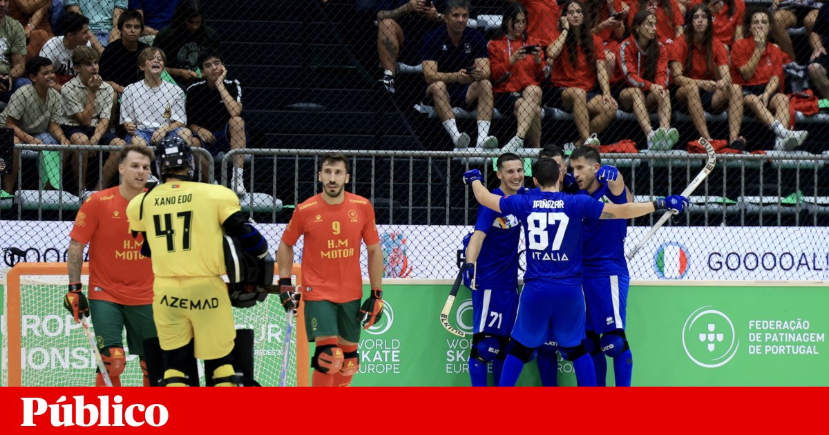 Portugal perde com Itália na estreia no Europeu de hóquei em patins | Hóquei em patins