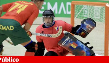 Portugal goleia Andorra e joga com a Espanha acesso à final do Europeu de hóquei | Hóquei em patins