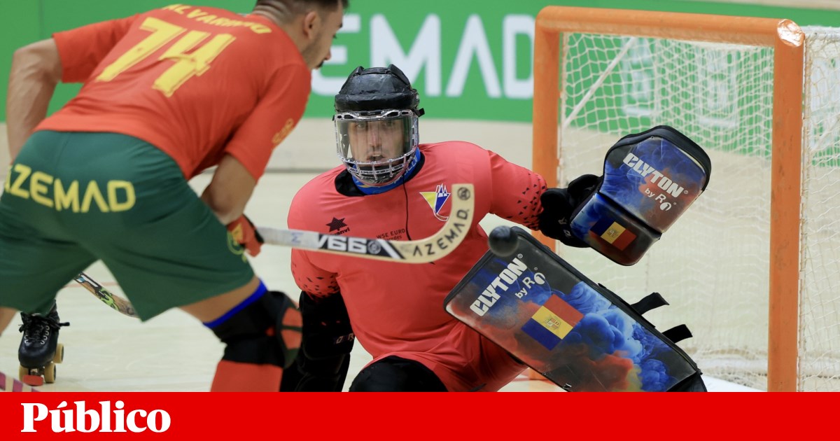 Portugal goleia Andorra e joga com a Espanha acesso à final do Europeu de hóquei | Hóquei em patins