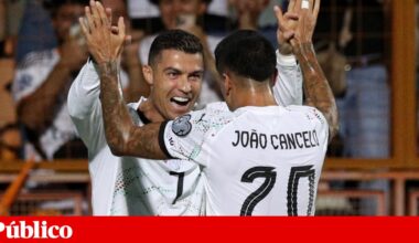 Portugal das arábias goleia Arménia com “bis” de Cristiano Ronaldo e João Félix | Crónica de jogo