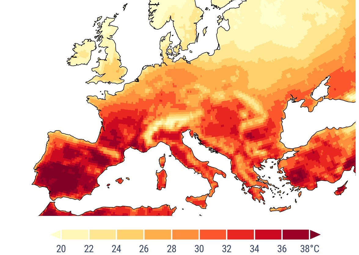 Sudoeste da Europa sofreu terceira maior onda de calor de sempre | Clima