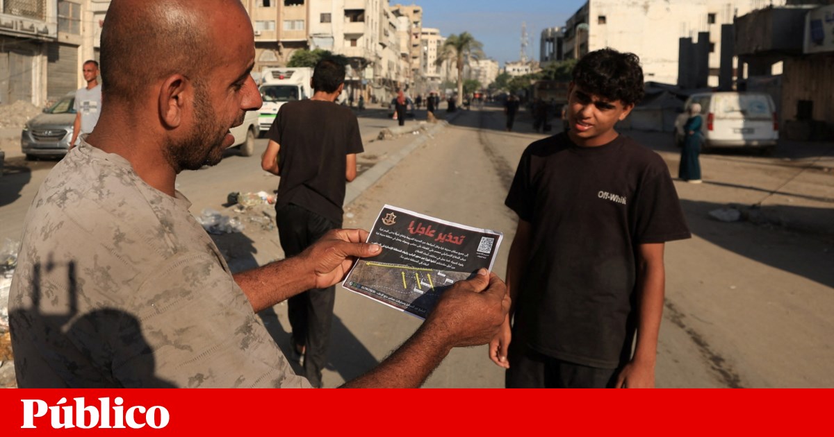 Exército israelita avisa palestinianos da Cidade de Gaza para saírem “imediatamente” | Médio Oriente