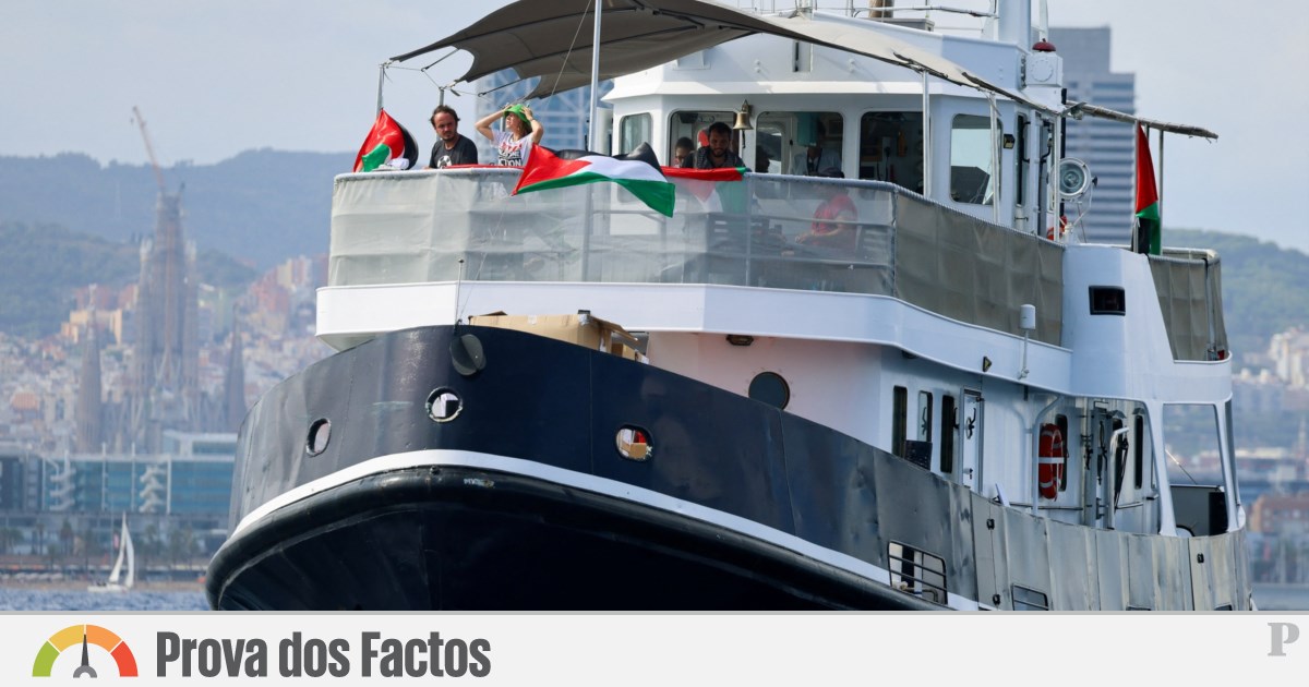 Flotilha humanitária para Gaza parou em Ibiza para “noite de celebração”? É falso | Falso