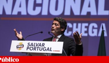 André Ventura anunciou que é candidato às eleições presidenciais | Presidenciais 2026