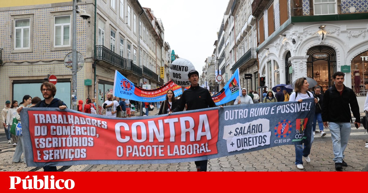 Depois do Porto, milhares de pessoas concentram-se em Lisboa contra o pacote laboral | Manifestação