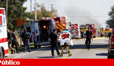 Atirador mata pelo menos quatro pessoas e fere oito numa igreja no Michigan | Tiroteio nos EUA