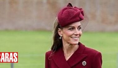 Kate Middleton usa joia de diamantes exclusiva das herdeiras ao trono