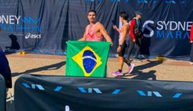 SBT TV | Nicolas Prattes faz história com melhor tempo em maratona de Sydney