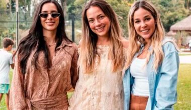 SBT TV | Amizade em família: Bruna Biancardi posa com Carol Dantas, ex de Neymar