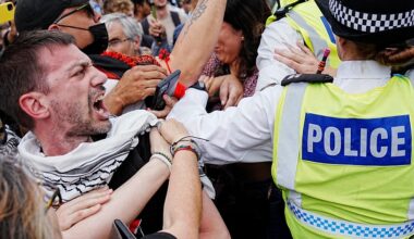 Mais de 400 detidos em protesto de apoio à Ação Palestina em Londres