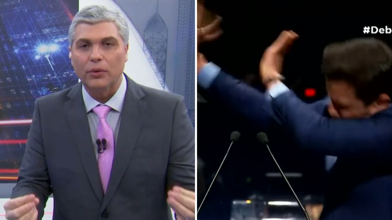 Filho de Datena confessa que Pablo Marçal 'pediu' para levar cadeirada / Reprodução: Band e Cultura