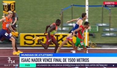 Mundiais de Atletismo. Isaac Nader vence final dos 1500 metros