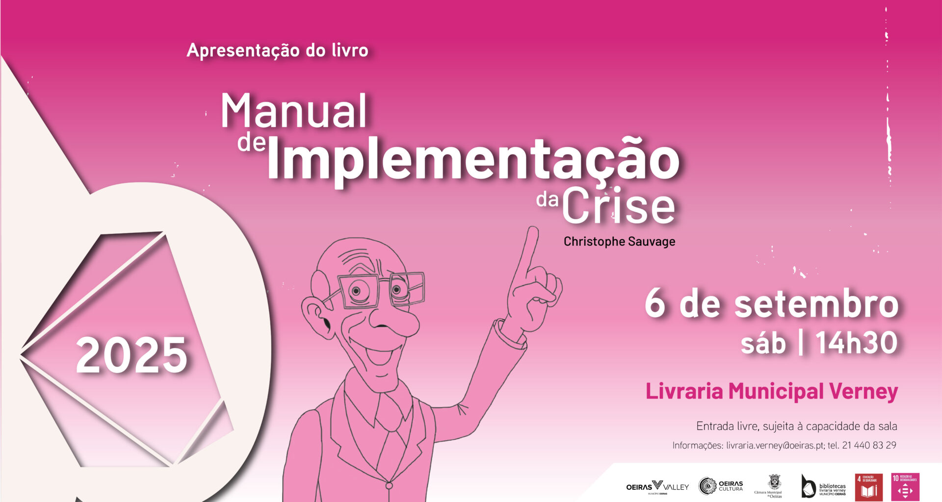 caricatura do livro a cor de rosa